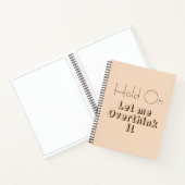 Carnet Citation amusante sur l'exagération (Intérieur)