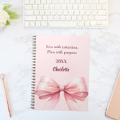 Carnet citation arc rose