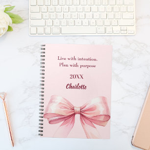 Carnet citation arc rose
