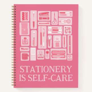 Carnet Citation auto-soignante Fournitures d'art rose
