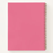 Carnet Citation auto-soignante Fournitures d'art rose (Dos)