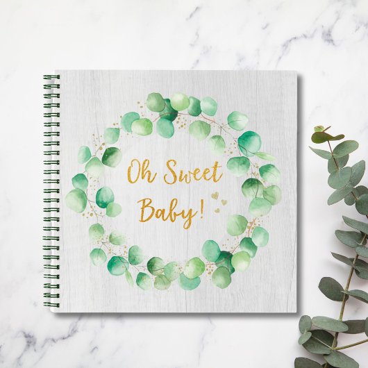 Carnet Citation Bois de Eucalyptus Vert Bébé