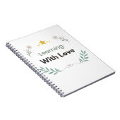 Carnet Citation Botanique Apprendre Avec Amour (Côté Droit)