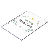 Carnet Citation Botanique Apprendre Avec Amour (Côté gauche)