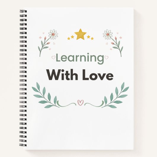 Carnet Citation Botanique Apprendre Avec Amour (Devant)