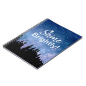 Carnet Citation brillante et motivationnelle Stars Sky (Côté gauche)