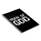 Carnet Citation chrétienne audacieuse pour hommes foi dir (Côté Droit)