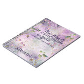 Carnet Citation d'amitié Glam Chic Floral Friend Nom du c (Côté gauche)