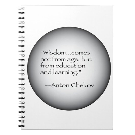 Carnet Citation d'Anton Chekov (Devant)