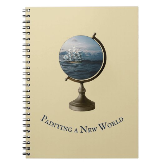 Carnet "Citation d'art" Collage du Globe of Endless Horiz (Devant)