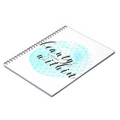 Carnet Citation de beauté de l'aquarelle (Côté gauche)