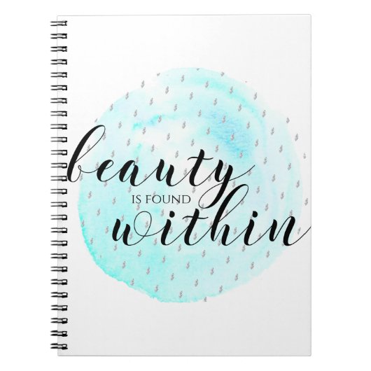 Carnet Citation de beauté de l'aquarelle (Devant)