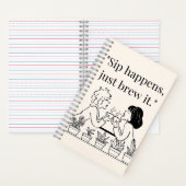 Carnet citation de café (À l'intérieur)