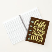 Carnet citation de café (Intérieur)