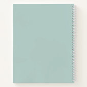 Carnet Citation de calme d'oeuf de canard Nom personnalis (Dos)