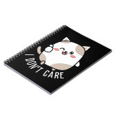 Carnet Citation de chat mignon drôle sarcastique pouce le (Côté gauche)