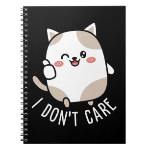 Carnet Citation de chat mignon drôle sarcastique pouce le
