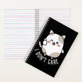 Carnet Citation de chat mignon drôle sarcastique pouce le (À l'intérieur)