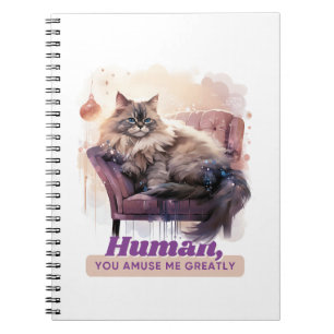 Carnet Citation de chats amusante Amoureux des animaux de