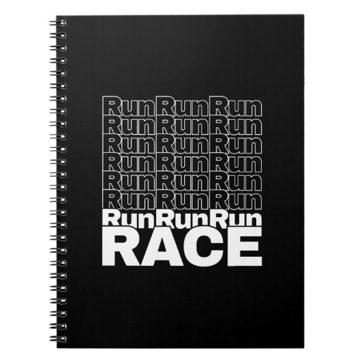 Carnet Citation de course en cours de course motivationne (Devant)