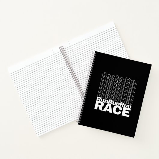 Carnet Citation de course en cours de course motivationne (Intérieur)
