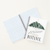 Carnet Citation de distance de pas de montagne (Intérieur)