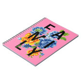 Carnet Citation de famille florale (Côté gauche)