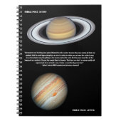 Carnet Citation de Hubble Jupiter et de Saturn Scientifiq (Devant)