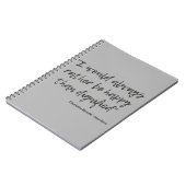 Carnet Citation de Jane Eyre I (Côté gauche)