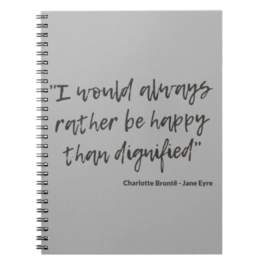 Carnet Citation de Jane Eyre I (Devant)