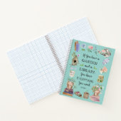 Carnet Citation de jardin et de bibliothèque Jardin flora (Intérieur)