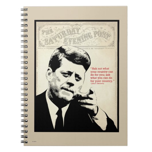 Carnet Citation de John F. Kennedy (Devant)