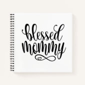 Carnet Citation de la fête de la mère de maman bienheureu (Devant)