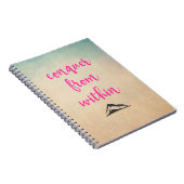 Carnet Citation de la typographie inspirée sur la détermi (Côté Droit)