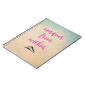 Carnet Citation de la typographie inspirée sur la détermi (Côté gauche)