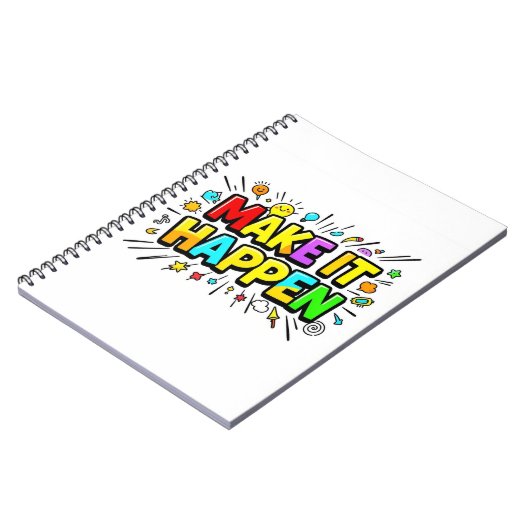Carnet Citation de motivation colorée et audacieuse (Côté gauche)