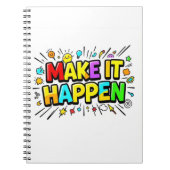 Carnet Citation de motivation colorée et audacieuse (Devant)