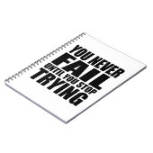 Carnet Citation de motivation réussite (Côté gauche)