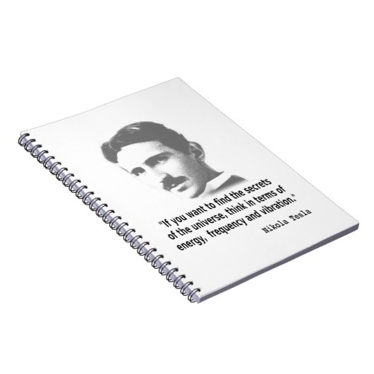 Carnet Citation De Nikola Tesla (Côté Droit)