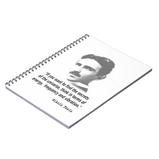 Carnet Citation De Nikola Tesla (Côté gauche)