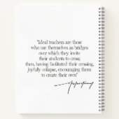 Carnet Citation de Nikos Kazantzakis en grec (Dos)