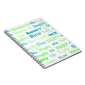 Carnet Citation de Noël Fun Naughty ou Nice (Côté Droit)