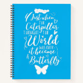 Carnet Citation de papillon motivationnel (Devant)