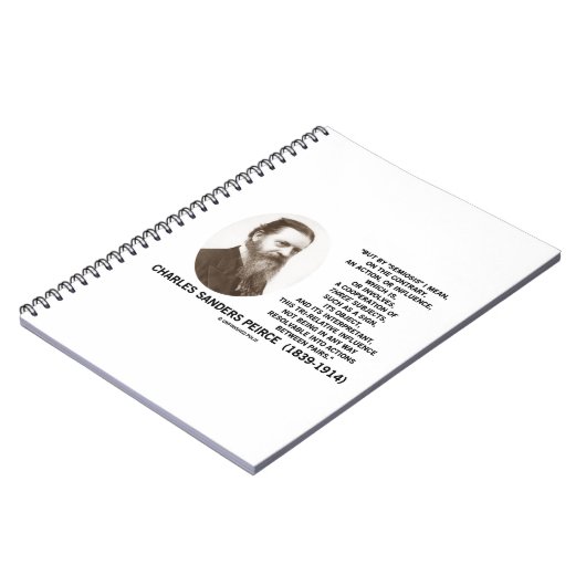 Carnet Citation de Peirce d'objet de signe de sujets de (Côté gauche)