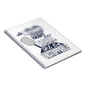 Carnet Citation de Pickleball Paddle et Jesus Womens (Côté Droit)