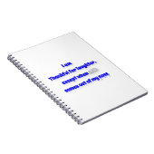 Carnet Citation de remerciement - Je suis reconnaissant p (Côté Droit)