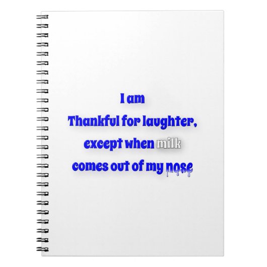 Carnet Citation de remerciement - Je suis reconnaissant p (Devant)