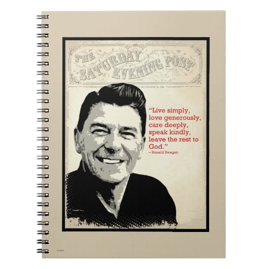 Carnet Citation de Ronald Reagan (Devant)