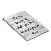 Carnet Citation de Rumi inspirée (Côté Droit)