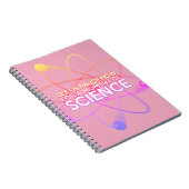 Carnet Citation de science amusante Modern Girl Rose (Côté Droit)